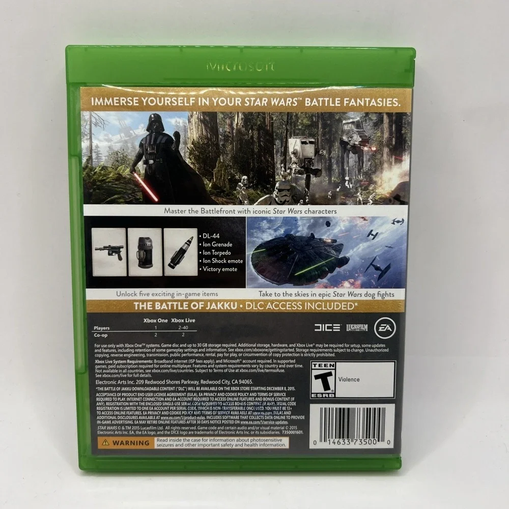 Star Wars Battlefront -- Deluxe Edition (Microsoft Xbox One, 2015)